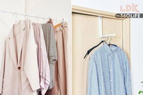 部屋角、ドアのデッドスペースが洋服掛けに！ LDKが見つけたおすすめ収納アイテムは？