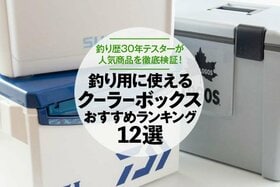 釣り用クーラーボックスのおすすめランキング12選。釣りメーカーのテスターが人気商品を検証