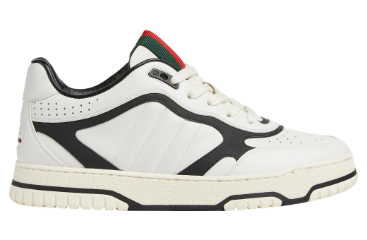 Gucci Re-Web White Leather / Black