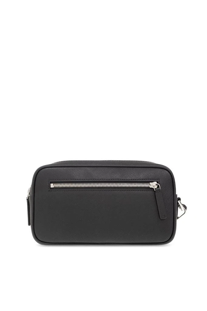 商品Emporio Armani|Emporio Armani ASV Saffiano Logo Plaque Washbag,价格¥1282,第3张图片详细描述