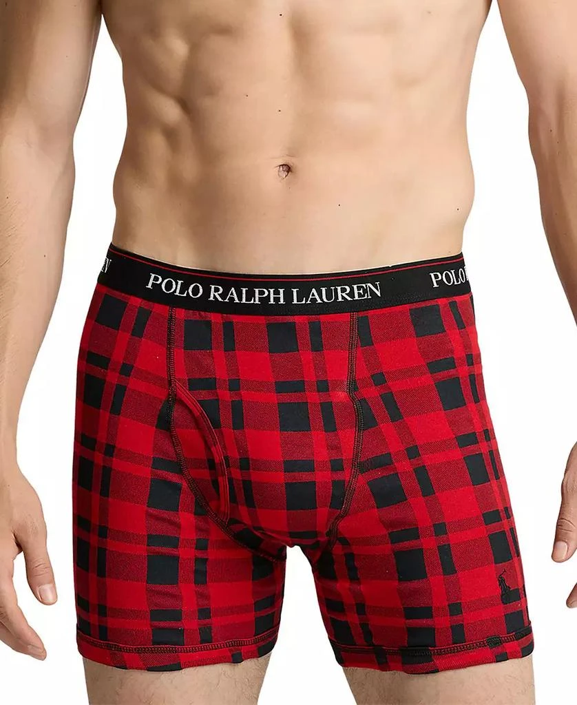 商品Ralph Lauren|Men's 5+1 Free Bonus Classic Fit Cotton Boxer Briefs,价格¥381,第2张图片详细描述