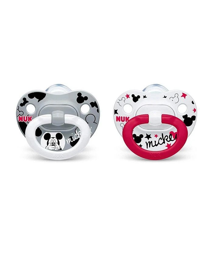 商品NUK|Mickey Mouse Orthodontic Pacifiers, 2 Pack,价格¥112,第1张图片