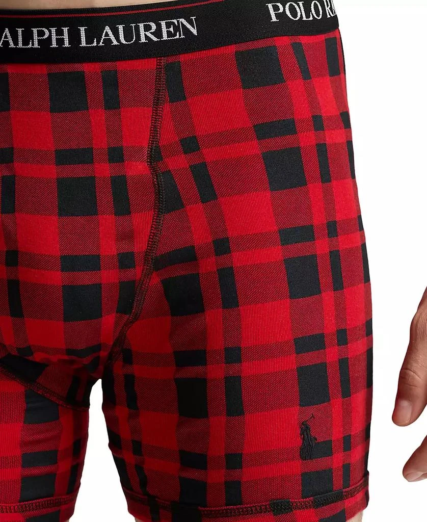 商品Ralph Lauren|Men's 5+1 Free Bonus Classic Fit Cotton Boxer Briefs,价格¥381,第4张图片详细描述