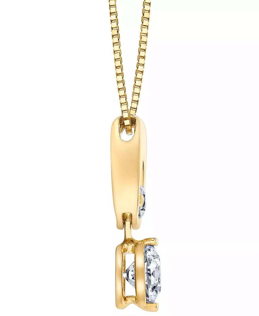 商品Sirena|Diamond 18" Pendant Necklace (1/2 ct. t.w.) in 14k Yellow Gold,价格¥26731,第4张图片详细描述