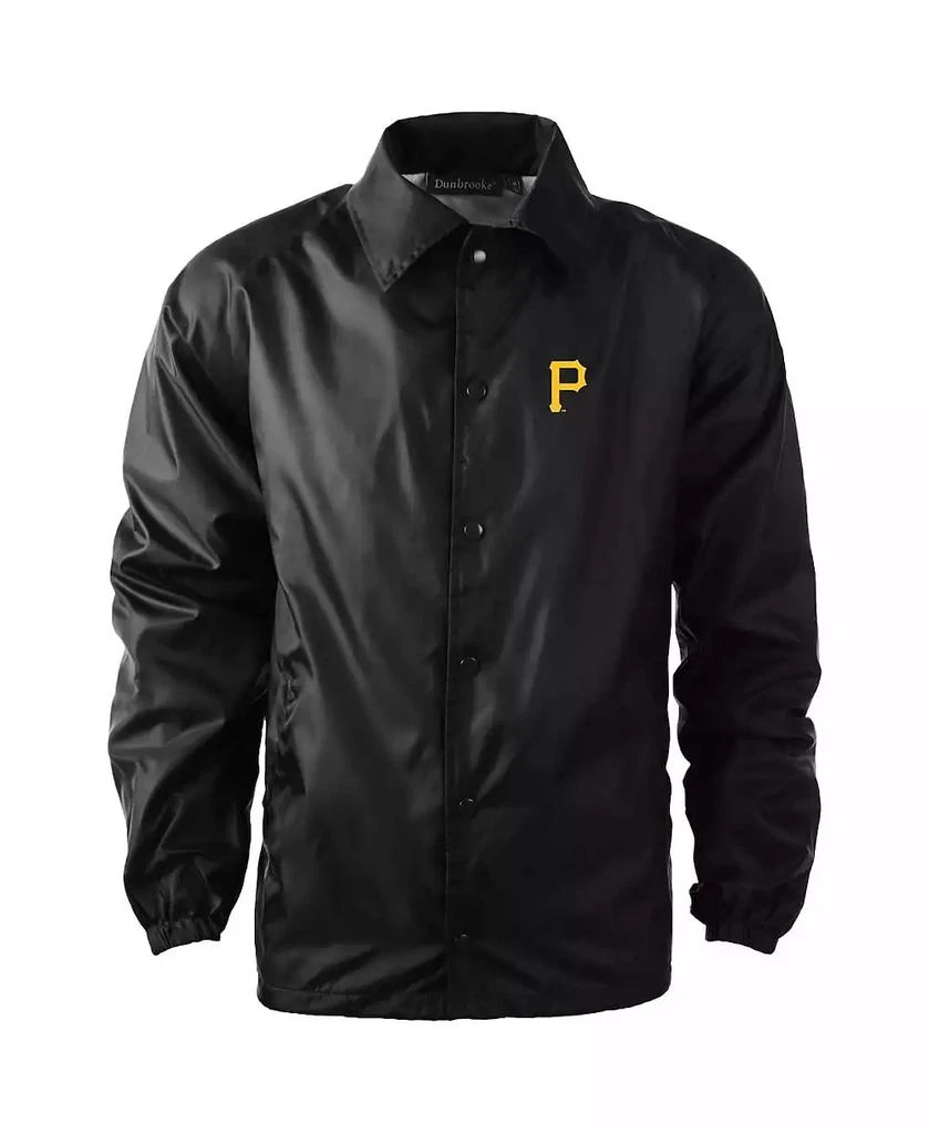 商品Dunbrooke|Men's Pittsburgh Pirates Coach's Raglan Full-Snap Windbreaker Jacket,价格¥392,第1张图片