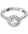 颜色: Silver, Swarovski | Silver-Tone Constella Crystal Cocktail Ring