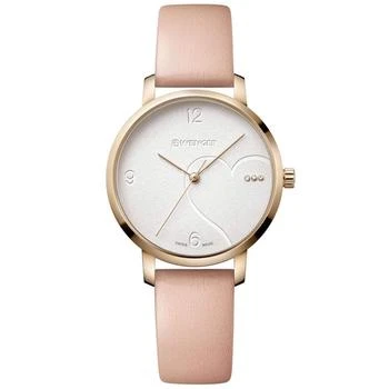 Wenger | Wenger Women's Watch - Metropolitan Donnissima White Dial Pink Strap | 01.1731.110,商家My Gift Stop,价格¥134