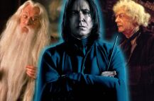 Richard Harris, Alan Rickman und John Hurt aus den Harry Potter-Filmen