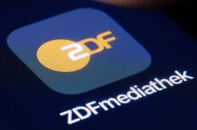 Mediathek, ZDF. Logo