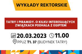 Tatry i piramidy tematem marcowego Wykładu Rektorskiego