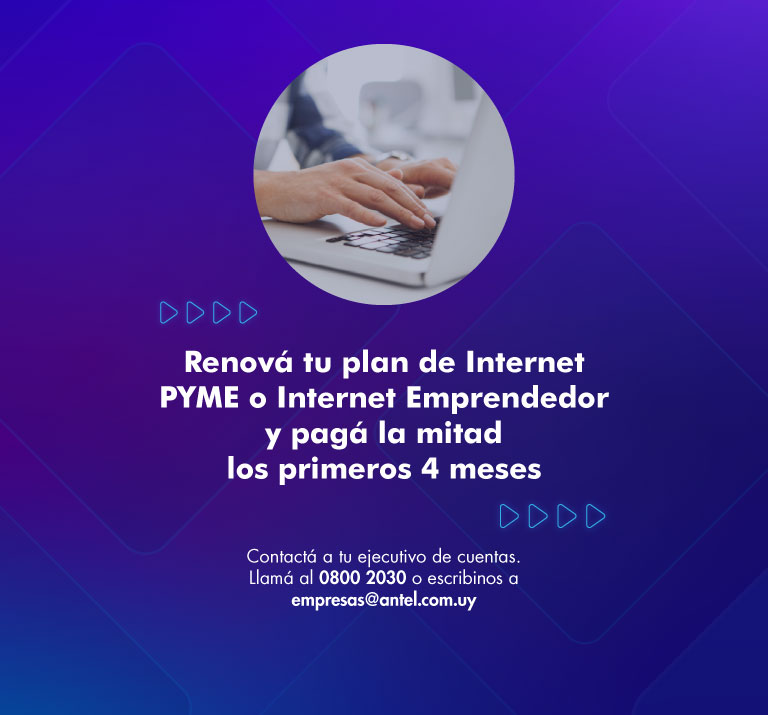 Banner ilustrativo sobre Renová tu plan de internet empresarial