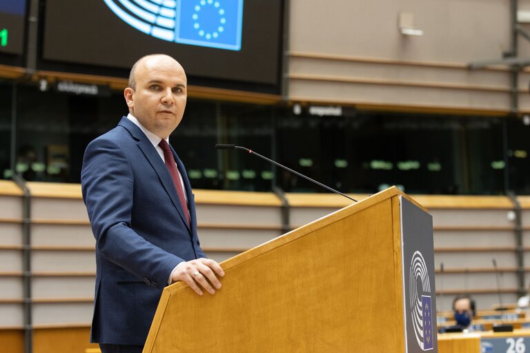 Foto 45: EP Plenary session - Joint debate - 2019-2020 Progress reports on Albania, Kosovo, North Macedonia and Serbia