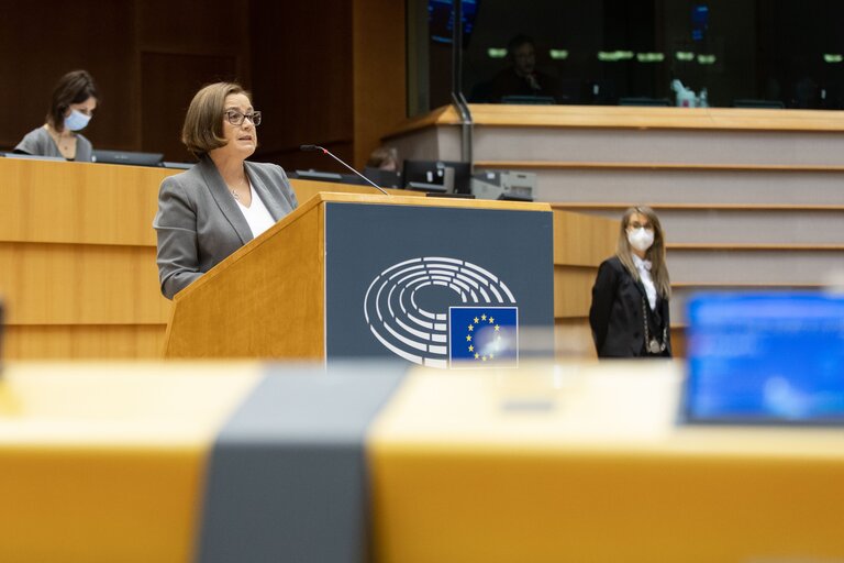 Foto 39: EP Plenary session - Joint debate - 2019-2020 Progress reports on Albania, Kosovo, North Macedonia and Serbia