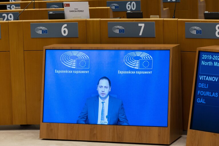 Foto 7: EP Plenary session - Joint debate - 2019-2020 Progress reports on Albania, Kosovo, North Macedonia and Serbia