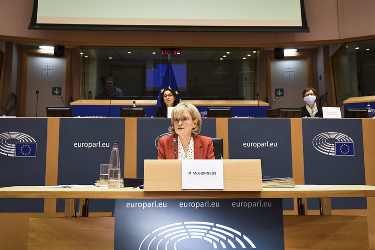 EP Hearing of Mairead MCGUINNESS, Commissioner-designate in charge of financial services, financial stability and the Capital Markets Union