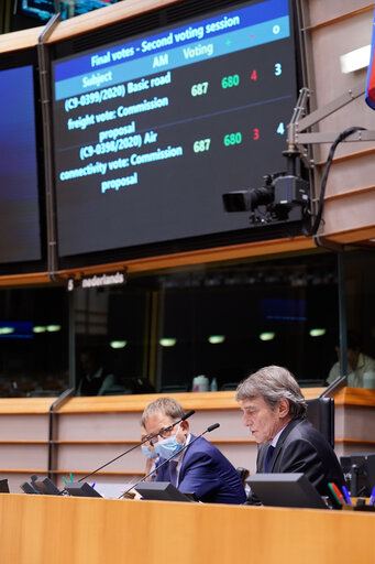 EP  plenary session - Signing ceremony of the General budget 2021 of the European Union