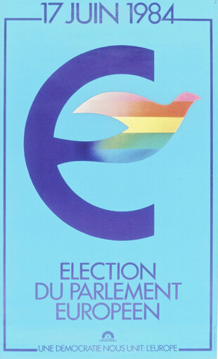 Nuotrauka 13: Propaganda posters for the European election of June 17, 1984