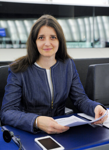 Jana ZITNANSKA in plenary session in Strasbourg