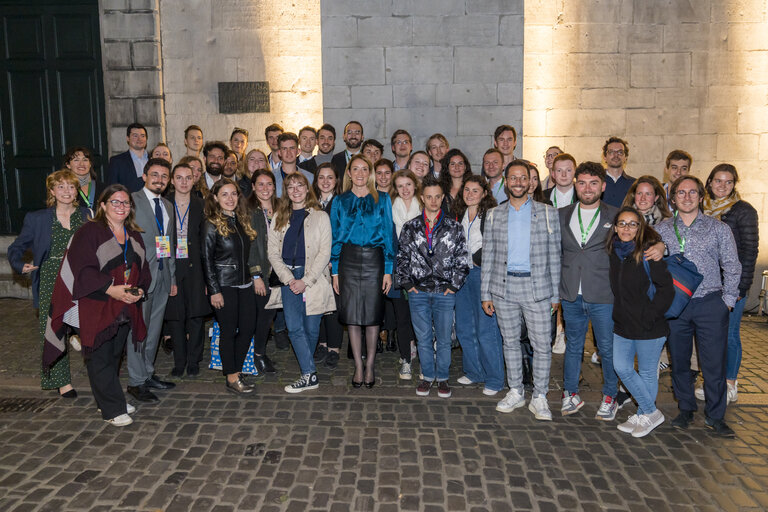 Official visit by Roberta METSOLA, EP President to Aachen, Germany, to participate in the International Charlemagne Prize 2022: -  Informal meeting with Charlemagne Youth Prize Winners