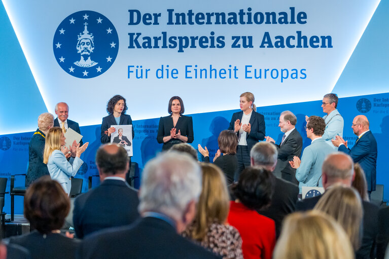 Official visit by Roberta METSOLA, EP President to Aachen, Germany, to participate in the International Charlemagne Prize 2022: Ceremony of the International Charlemagne Prize 2022