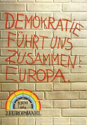 Nuotrauka 4: Poster for the European election 1984 in Germany