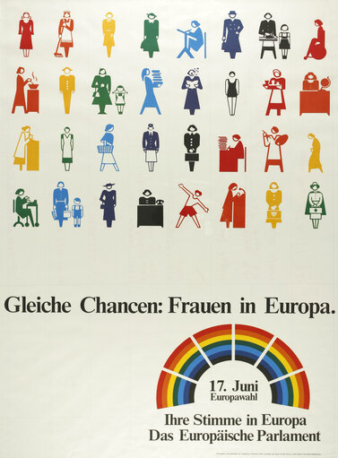 Poster for the European election 1984 in Germany