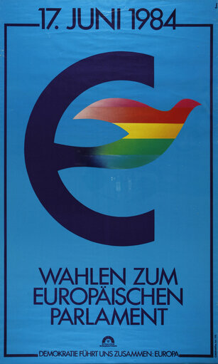 Nuotrauka 8: Poster for the European election 1984 in Germany