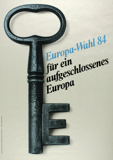 Nuotrauka 7: Poster for the European election 1984 in Germany