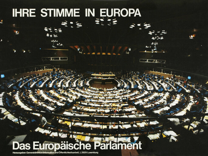 Nuotrauka 5: Poster for the European election 1984 in Germany