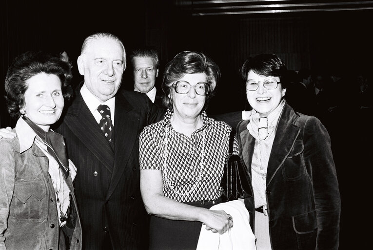 Nuotrauka 28: Reception in Strasbourg in March 1978