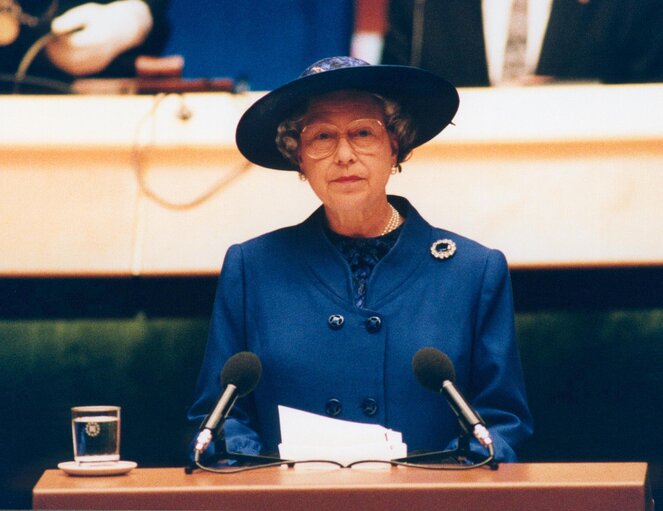 Visits of Queen Elizabeth II to the European Parliament