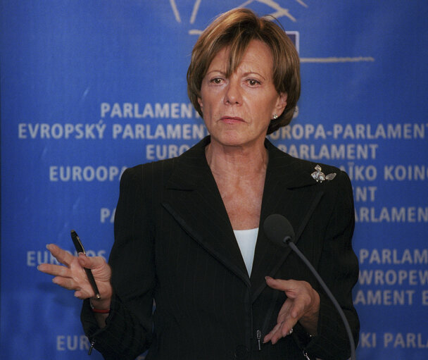 Press conference by the Commissioner designate for Competition following her hearing by the EP.