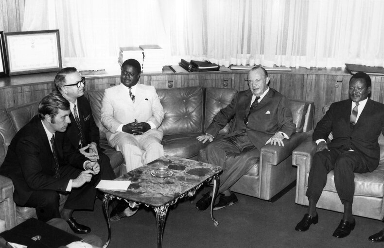 Nuotrauka 2: Press conference with M.Behrendt 1973 - Côte d'Ivoire