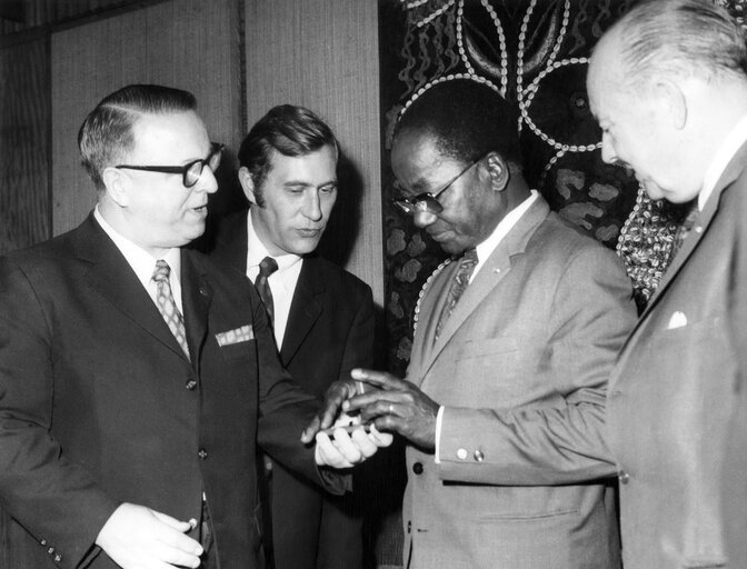 Nuotrauka 5: Press conference with M.Behrendt 1973 - Côte d'Ivoire