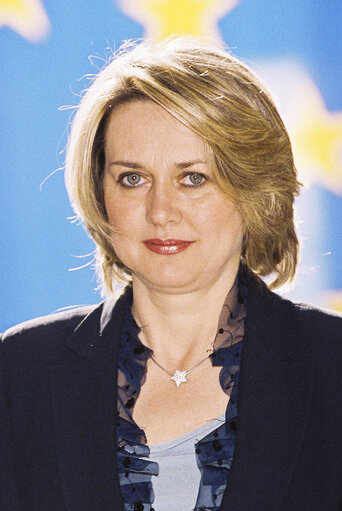 Portrait of Mep Elzbieta Katarzyna  LUKACIJEWSKA at the European Parliamnt in Strasbourg