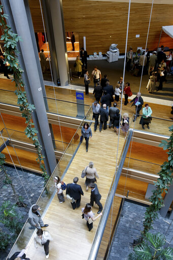 Welcome of the newly elected MEPs at the EP in Strasbourg.