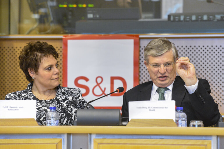 Conference  Group of the progressive Alliance of Socialists and democrats in  the European Parliament meeting