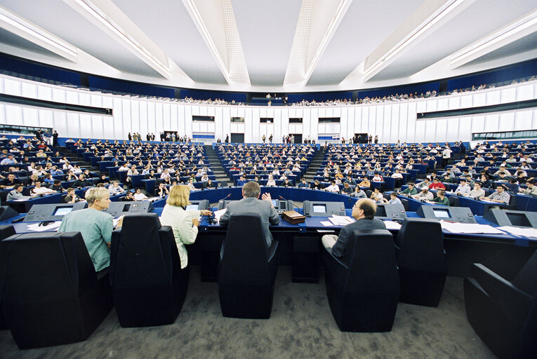 Test plenary session with youngsters - Simulation of the EP president election