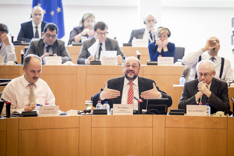 Nuotrauka 5: Martin SCHULZ - EP President at the Conference of Presidents