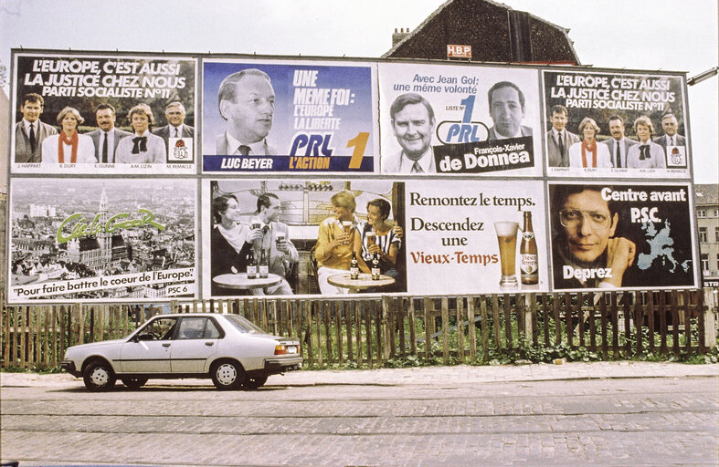 Nuotrauka 33: Propaganda posters for the European elections of June 17, 1984