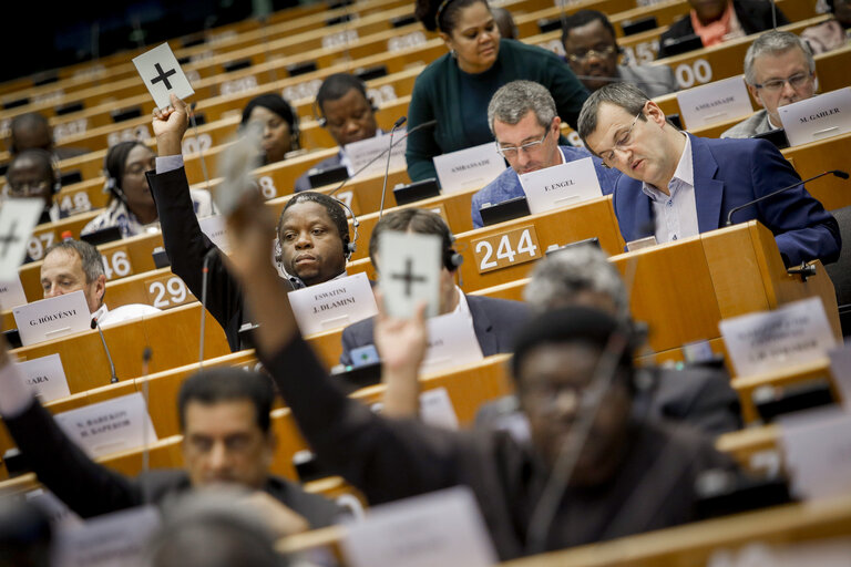 35th session of the ACP-EU Joint Parliamentary Assembly. Sitting of the JPA