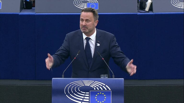 Ceremony of the 70th anniversary of the European Parliament: statement by Xavier BETTEL, Luxembourgish Prime Minister