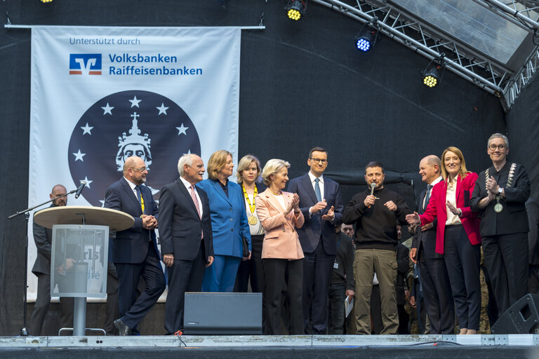 International Charlemagne Prize of Aachen 2023 Award Ceremony - Adress by Roberta METSOLA, EP President