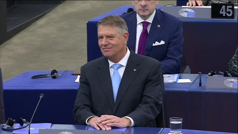 "This is Europe" debate with Klaus IOHANNIS, President of Romania: Round of political groups speakers