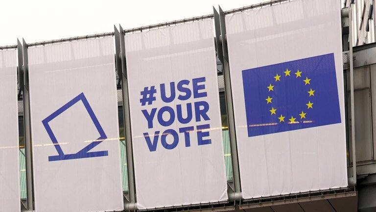 European Parliament Stockshots 9th Parliamentary Term: Use your vote