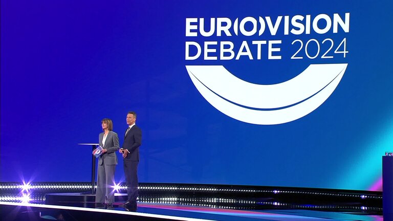 Eurovision Debate 2024 (Clean feed): Opening and introduction of the candidates