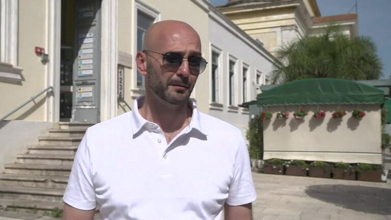 European elections 2024 - Nicola PROCACCINI, ECR group Leader voting in Terracina (Italy)