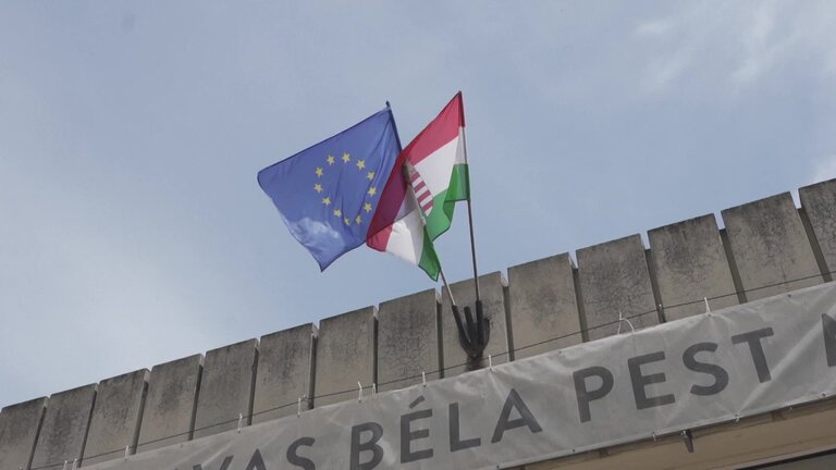 European elections 2024 - Ambiance shots of polling stations in Szentendre (Hungary)