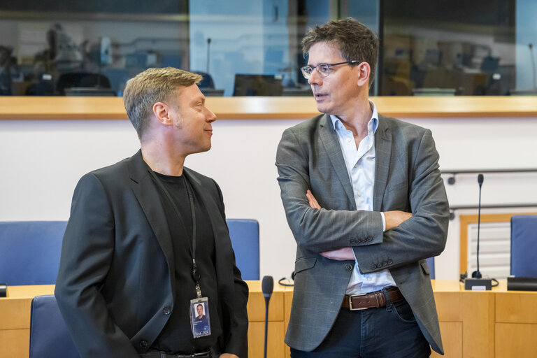 Nuotrauka 13: Meeting of the EP Conference of President with the participation of Charles MICHEL, President of the European Council