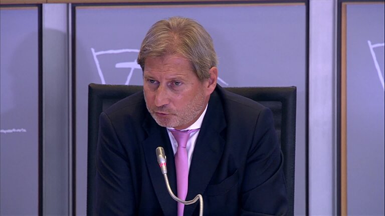 Hearing of Johannes HAHN (Austria), Commissioner-designate for European Neighbourhood Policy and Enlargment Negotiations: MEPs questions & answers